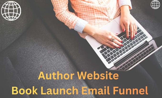 design a high converting author website book launch email funnel