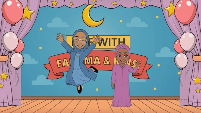 make a 2d cartoon animation video