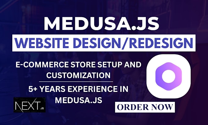 create a custom headless ecommerce store with medusa js next js website