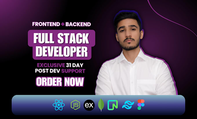 full stack custom website development as frontend developer, backend developer