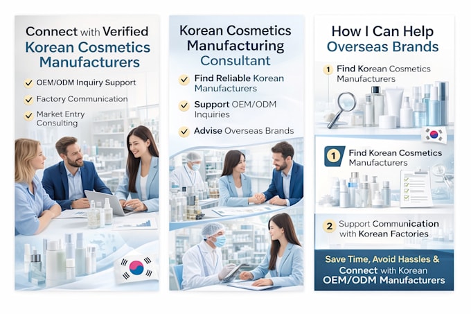 korean cosmetic market entry support