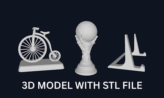do custom 3d object modeling stl for 3d printing cad and product design