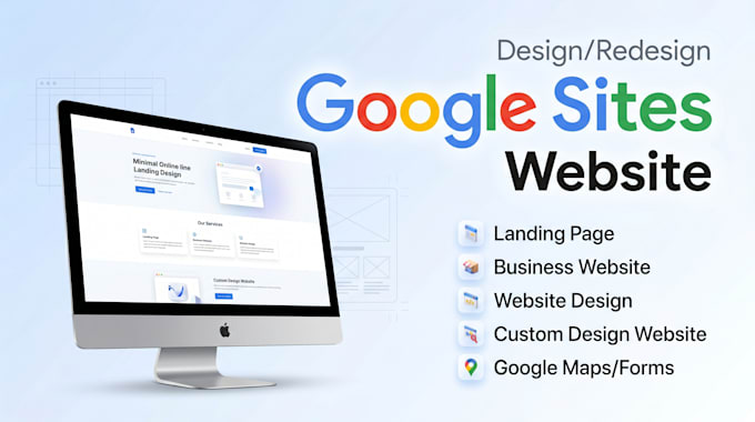 design professional modern business website using google sites