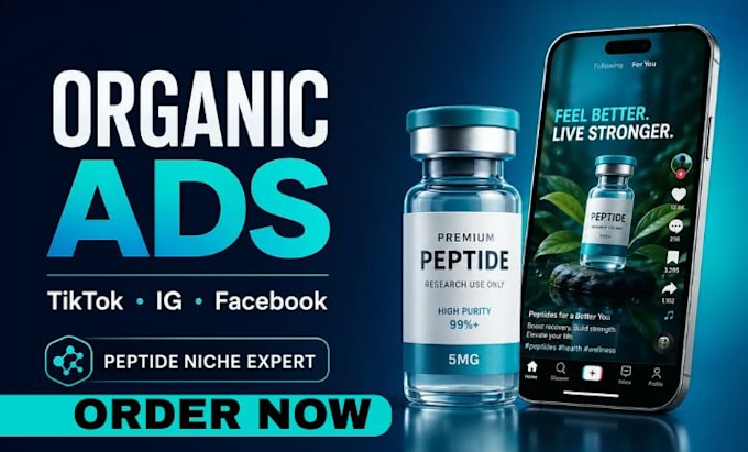 build a compliant peptide or supplement landing page for peptide website ads