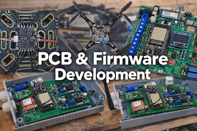 pcb design firmware development iot pcb microcontroller  embedded systems drone