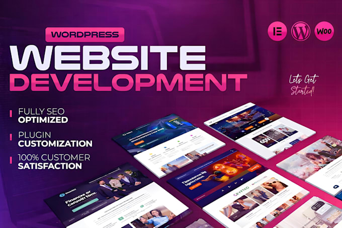 create wordpress website design and provide full website development