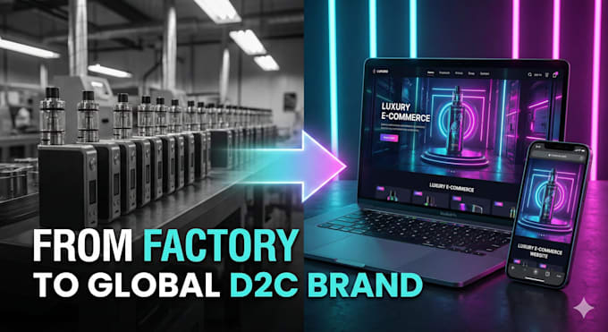 build a premium vape brand and store with 9 design style options