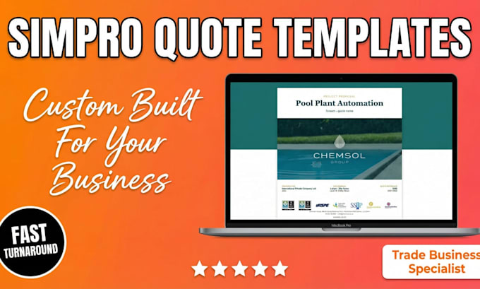 create custom simpro quote and invoice templates for your business