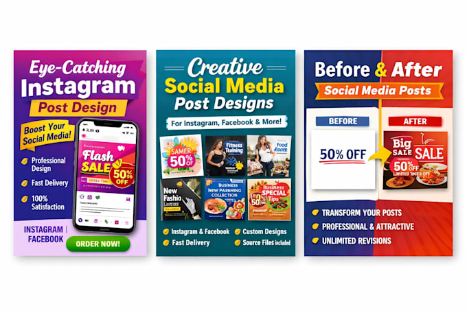 create editable canva templates and instagram post design for an attractive feed
