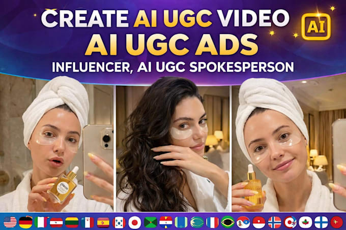 Create ai ugc video ai ugc ads influencer ai ugc spokesperson in any ...