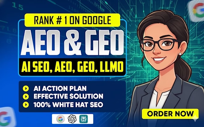 do monthly SEO optimization aeo GEO on page anf offpage
