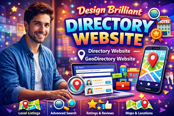 design brilliant directory website, directory website geodirectory website