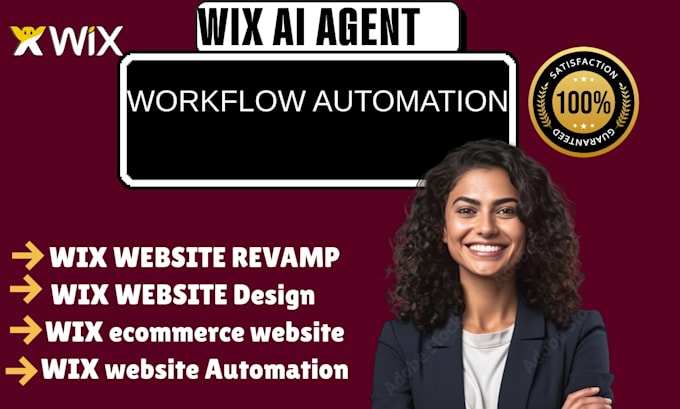 revamp edit automate wixwebsite workflow ai agent in wix ecommercewebsite 5hours