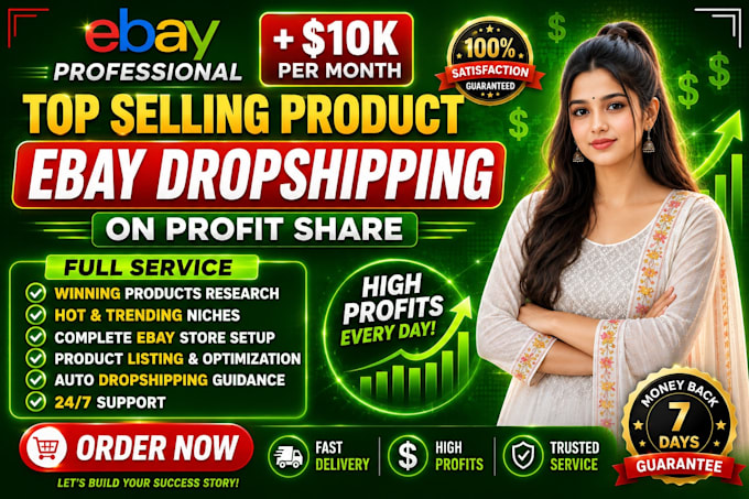 do ebay dropshipping on profit share