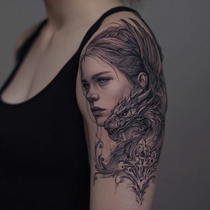 design professional tattoo and custom tattoo