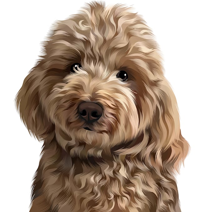turn your pet in to vector portrait