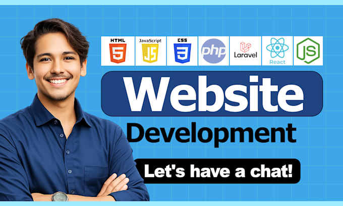 Do website development as full stack web developer, php laravel html ...
