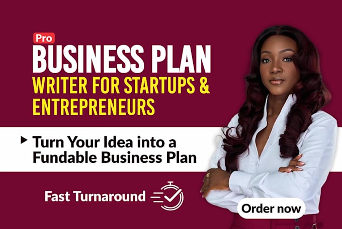 write investor ready business plan, pitchdeck,financial plan