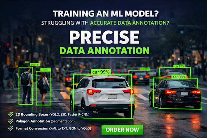 do precise image annotation and data labeling for yolo, coco, voc