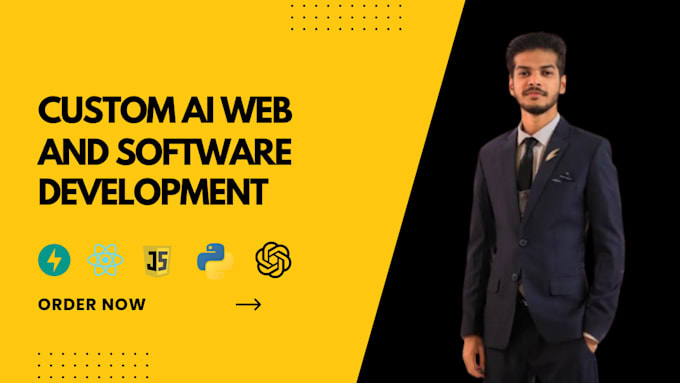 develop ai website, ai chatbot, ai web application, ai software