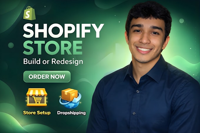 Build or redesign your shopify store or dropshipping website by ...