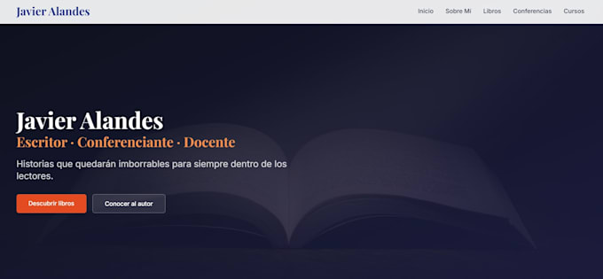 create landing page in astro