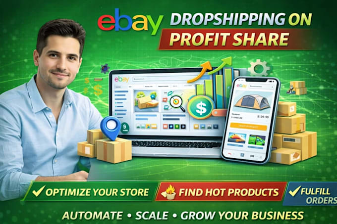 do ebay dropshipping on profit share