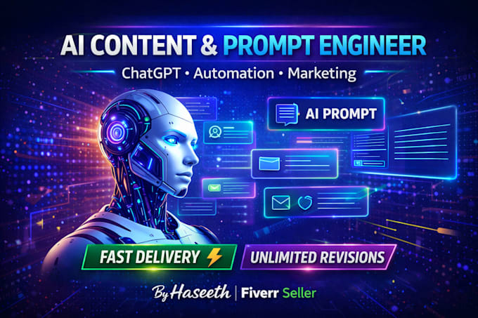 be your ai content creator and prompt maker