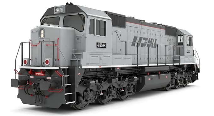 model 3d train or tram for game ready and roblox assets