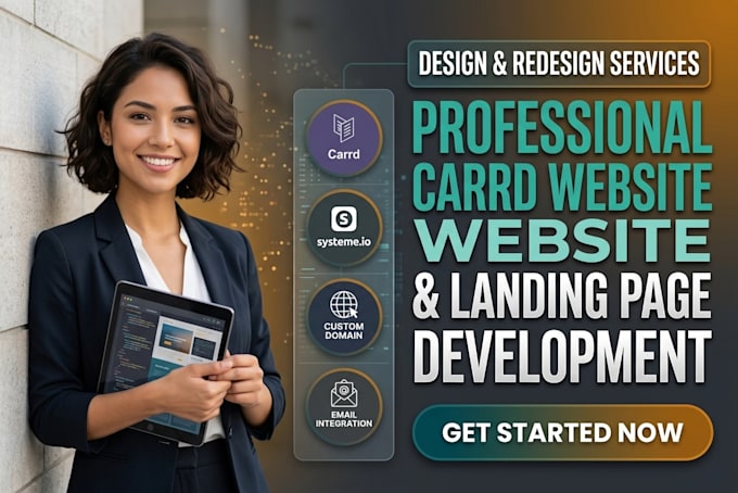 design or redesign carrd website carrd landing page, carrd portfolio carrd setup