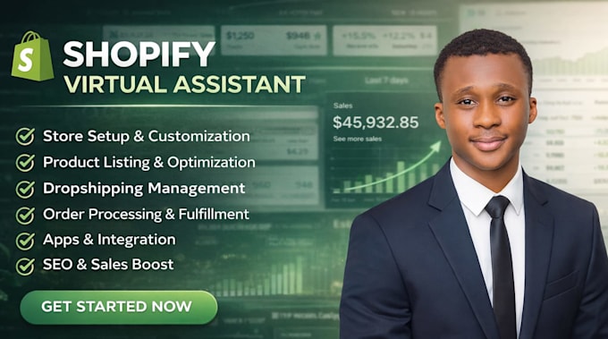 be your shopify virtual assistant