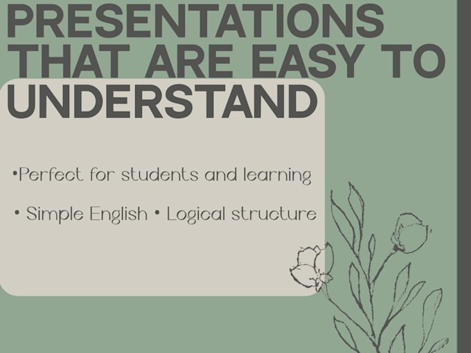 Create a simple english presentation for students by Trilinguallab | Fiverr