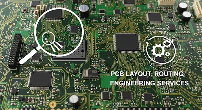 design custom pcb layout, pcb routing  and engineering service