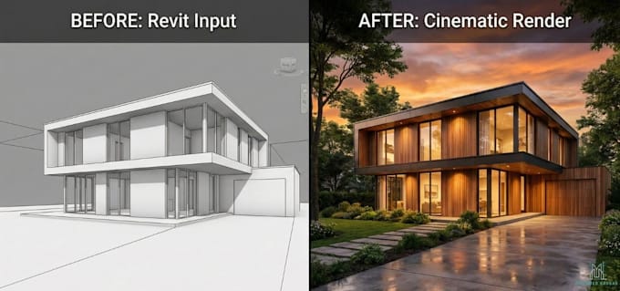 create high end architectural renders and photorealistic 3d visualisations