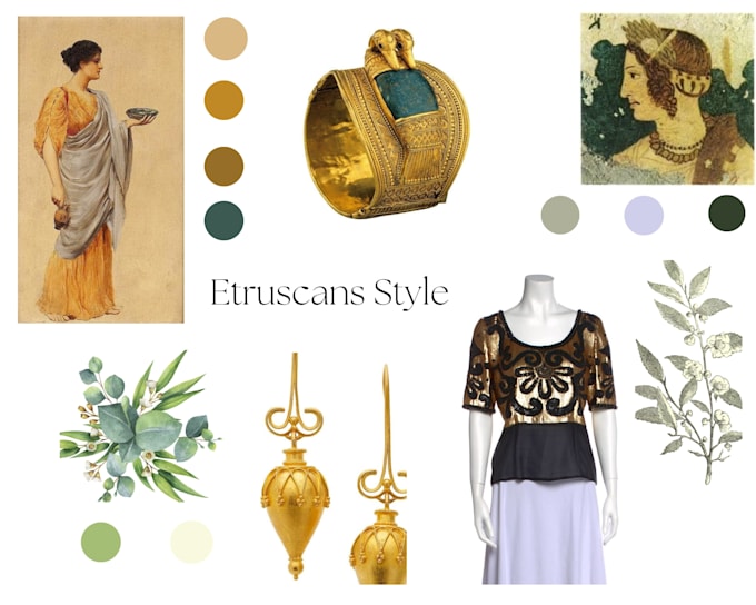 moodboard e idee di stile per progetti moda
