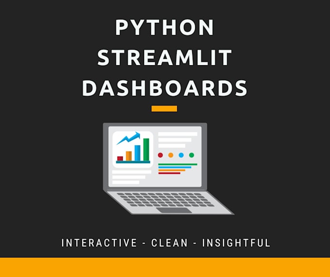 create a custom dashboard with python and streamlit