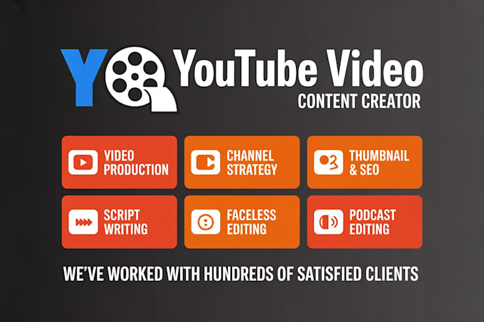 be your faceless youtube video editor , content creator