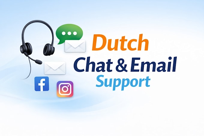 respond to customer chats and emails professionally dutch