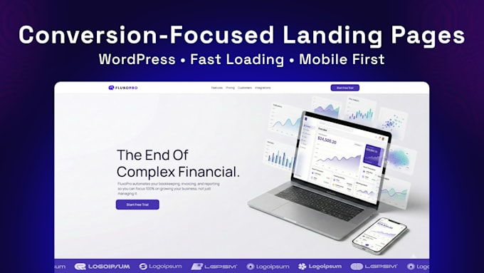 conversion focused wordpress landing page that converts