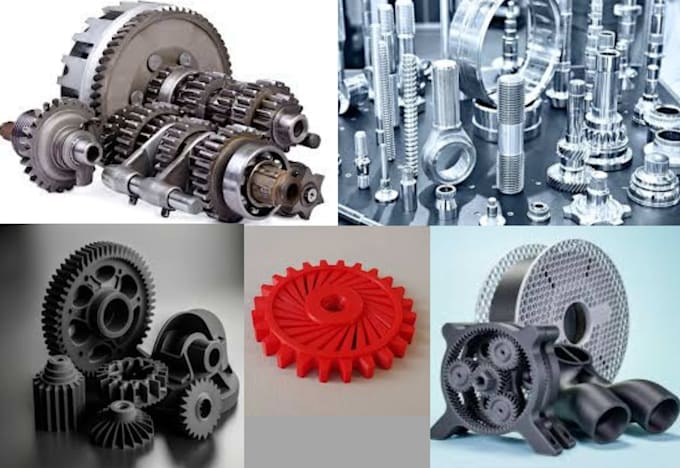 Custom cad model mechanical parts for 3d printing cnc machining and ...