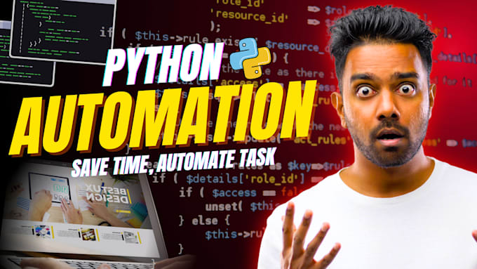 automate tasks, clean excel data and scrape websites using python