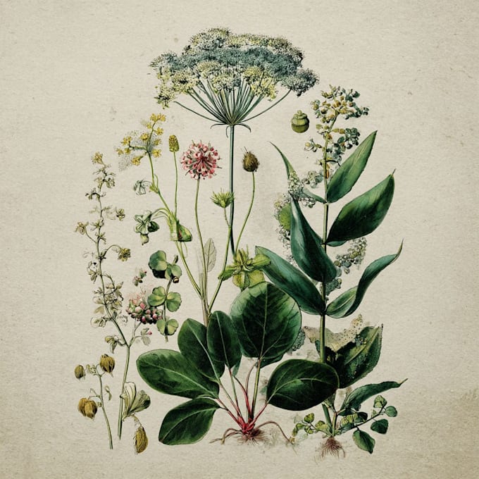 draw a botanical illustration