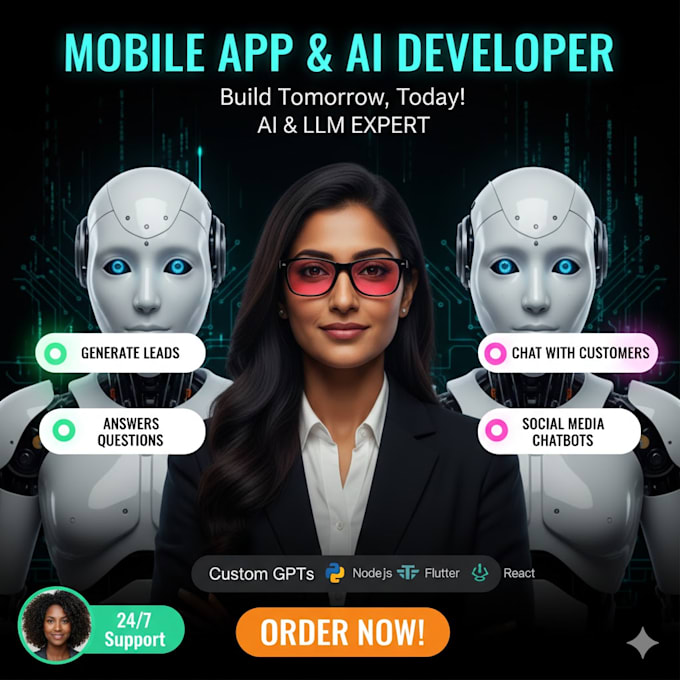 do ai website development, ai saas, and ai chatbot as a full stack developer