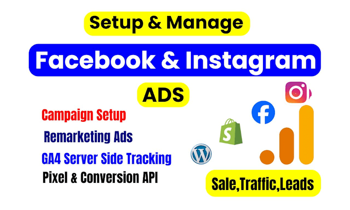 setup facebook and instagram ads with fb pixel capi ga4 server side tracking