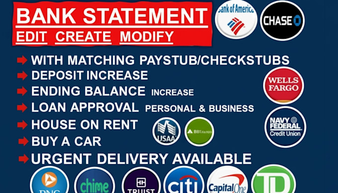 design business or individual bank statements for loans