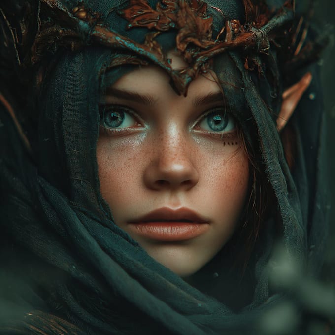 realistic or fantasy portrait for you