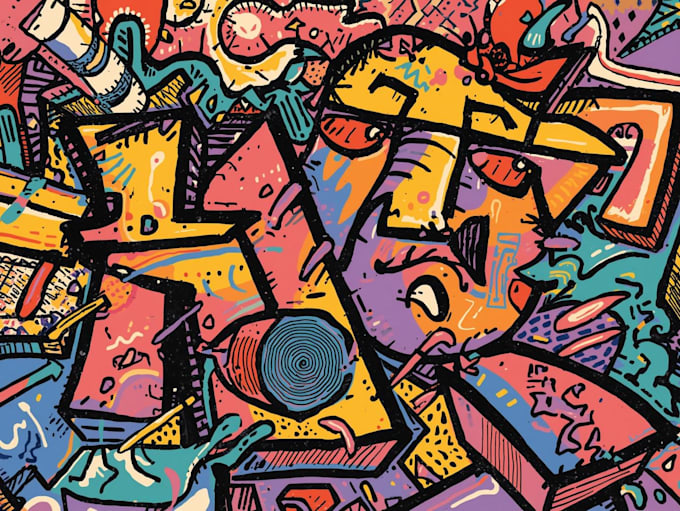 do illustration expresionism art, graffity, abstract