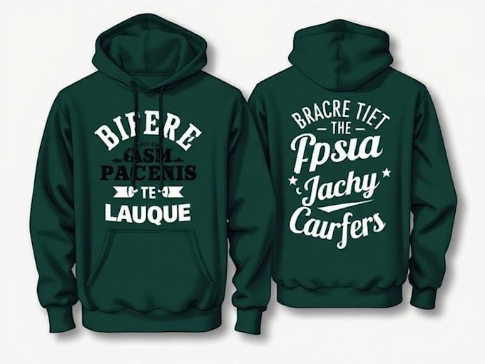 do amazing typography hoodies, and sweatshirt designs