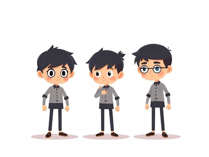 draw simple flat illustration