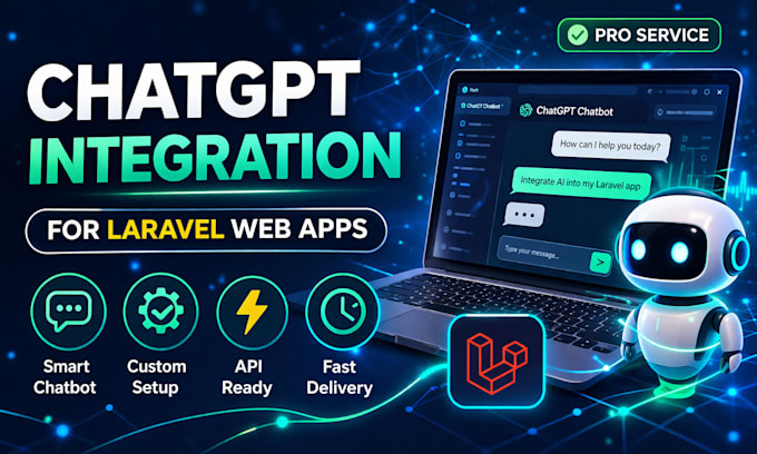 chatgpt chatbot integration for laravel web applications